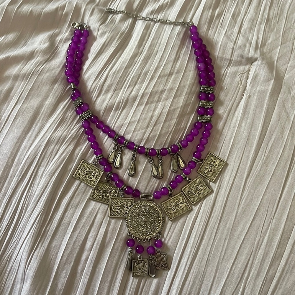 Beautiful Arabic Necklace made in Egypt! Handmade!!